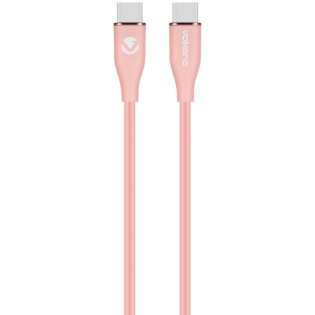Volkano Flexi Series Type-C to Type-C 1.5m 60w - Pink