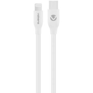 Volkano Flexi Series Type-C to MFI Lightning 2.5m 27w - White