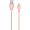 Volkano Flexi Series USB to MFI Lightning 1.5m 27w - Pink