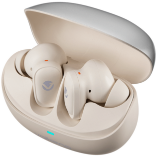 Volkano Sugar-Cube Active Noise-Cancelling True Wireless Earphones - Nude