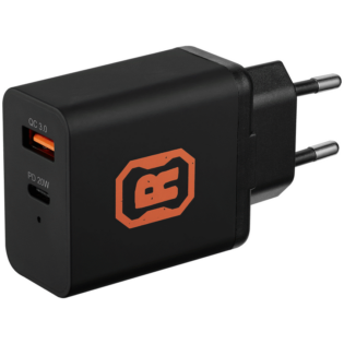 Rugged by Volkano Dual USB Wall Charger with QC3.0 and PD