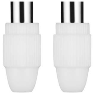 Volkano 1x Male 1x Female Coax Plugs