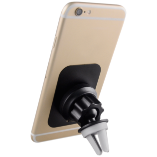 Volkano Breeze series car airvent magnetic phone holder - black