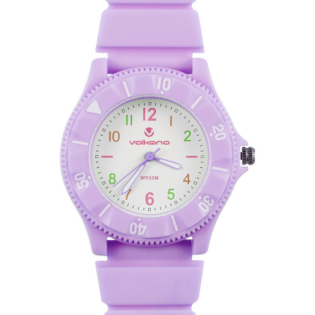 Volkano Mallow Series Kids Analogue Watch - Purple