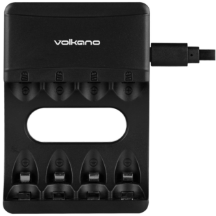 Volkano Extra Series 4-Battery Recharger AA/AAA