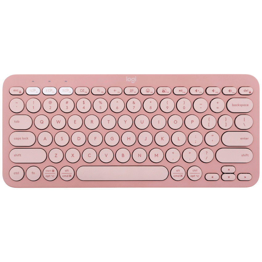 Pebble Keys 2 K380s - Tonal Rose