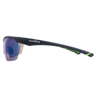 Navy/Green Half Rim Blue Flash