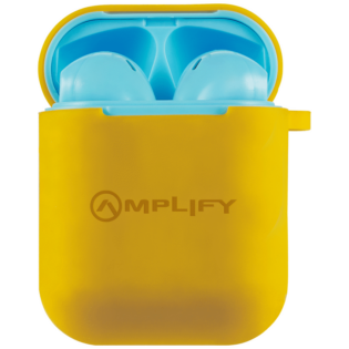 Amplify Buds Series True Wireless Earphones with Silicone Accessories - Blue/Orange