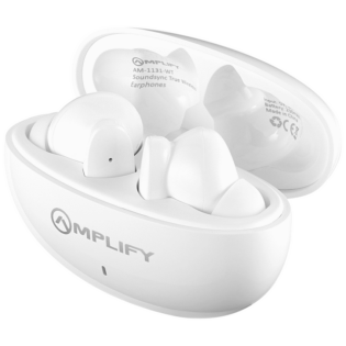 Amplify SoundSync Series True Wireless Earphones - White