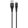 Amplify Linked Series USB to Lightning Braided Cable - Black 1m