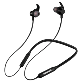 Bounce Bachata Series Bluetooth Earphones with Neckband - Black