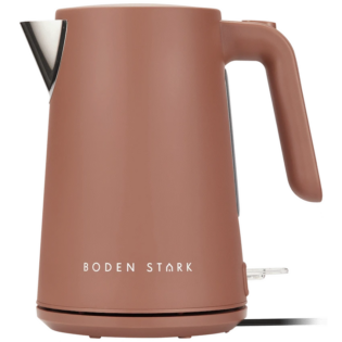 Boden Stark 1.7L Soft Touch Kettle - Brown