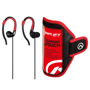 Amplify 2-IN-1 Bundle Jogger series earphones with pouch