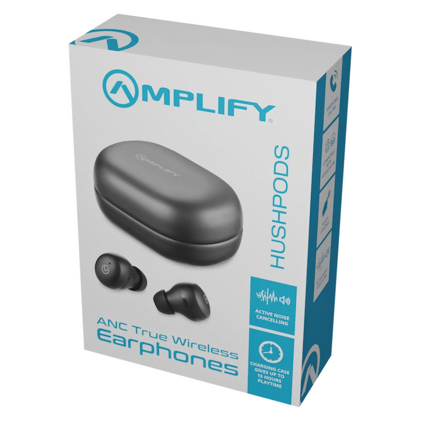 Amplify HushPods - TWS Earphone with ANC - Black - Image 10