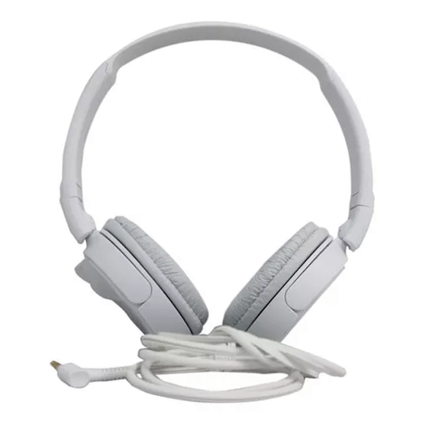Sony MDR-ZX110 Foldable On-Ear Headphones - White - Image 2