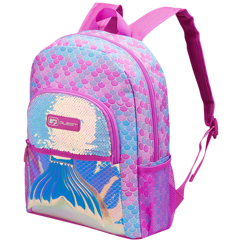 Quest Mermaid Shimmer Pre-School Backpack - Pink - Image 2