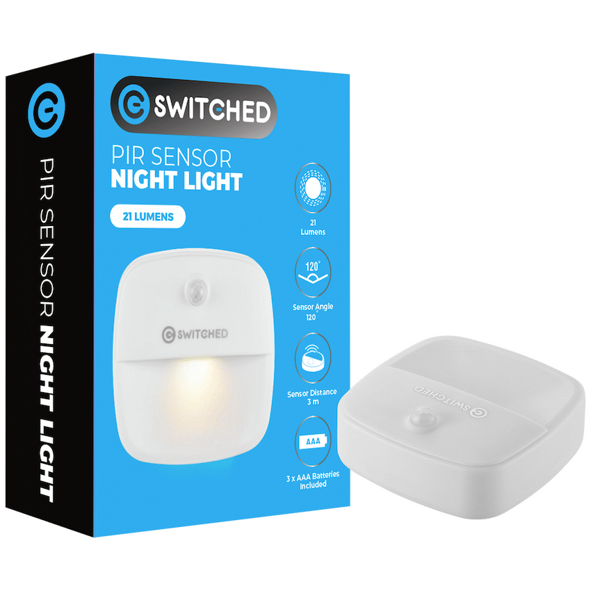 SWITCHED PIR Sensor Night Light - White - Image 2