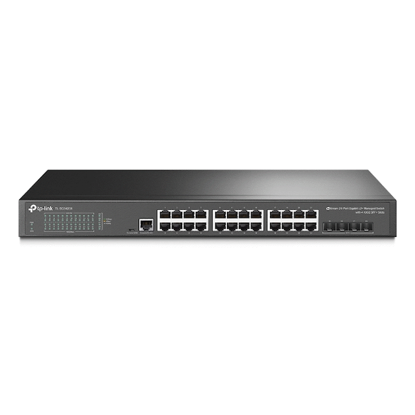 TP-Link TL-SG3428X JetStream 24-Port Gigabit L2+ Managed Switch with 4 10GE SFP+ Slots - Image 2