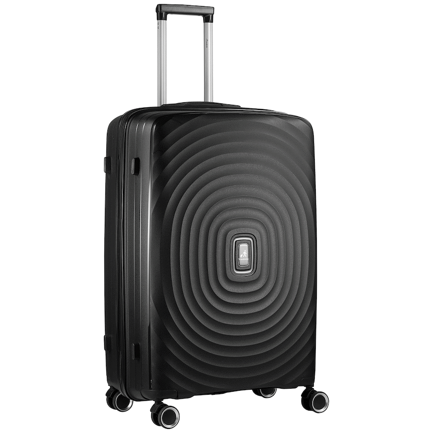Travelwize Ripple PP 4-Wheel Spinner 65cm Luggage - Black - Image 2