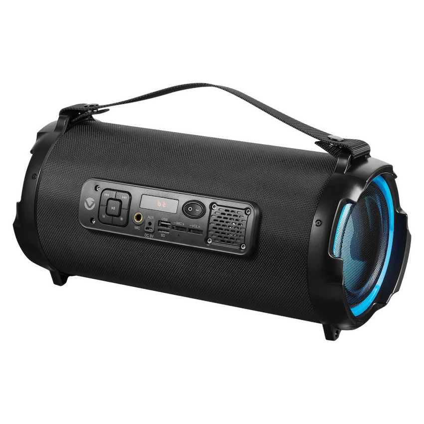 Volkano Apogee Series Bluetooth Speaker with RGB Lighting and Karaoke/Mic Input - Image 2