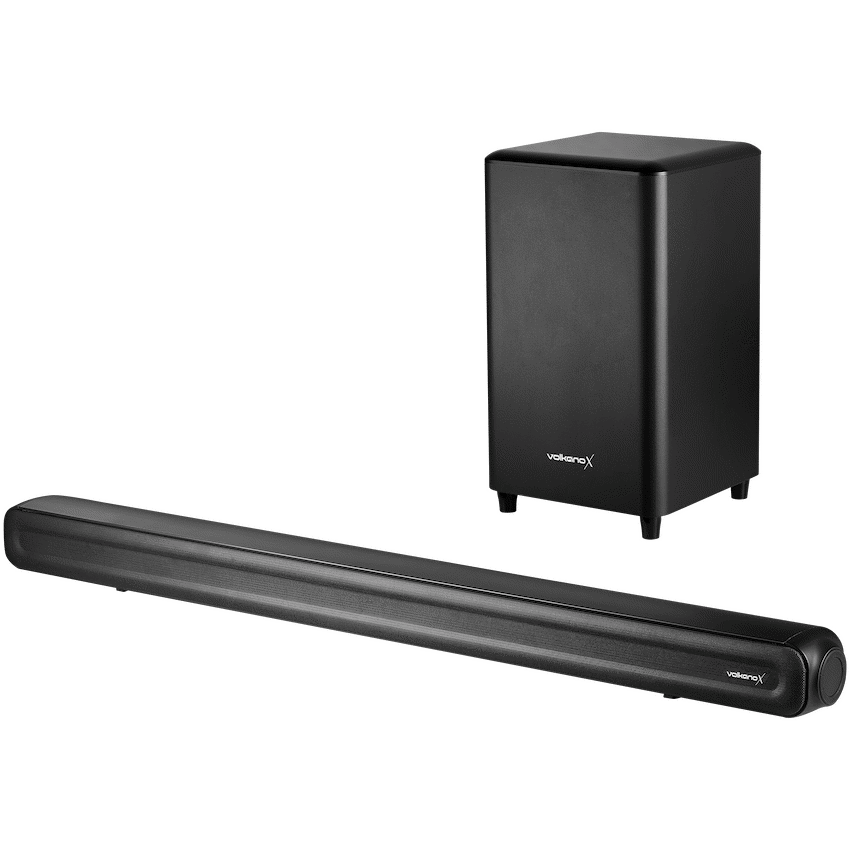 VolkanoX Supersonic Series 2.1 200w Soundbar System with Wireless Subwoofer - Black - Image 2