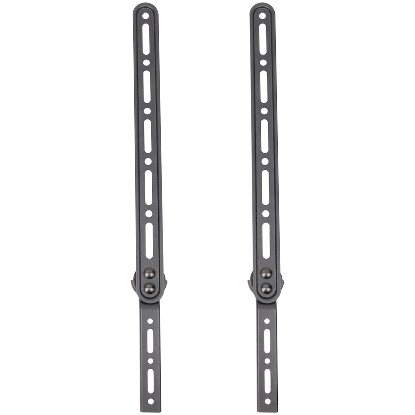 Volkano Steel Series Soundbar and Speaker TV Bracket - Black - Image 2