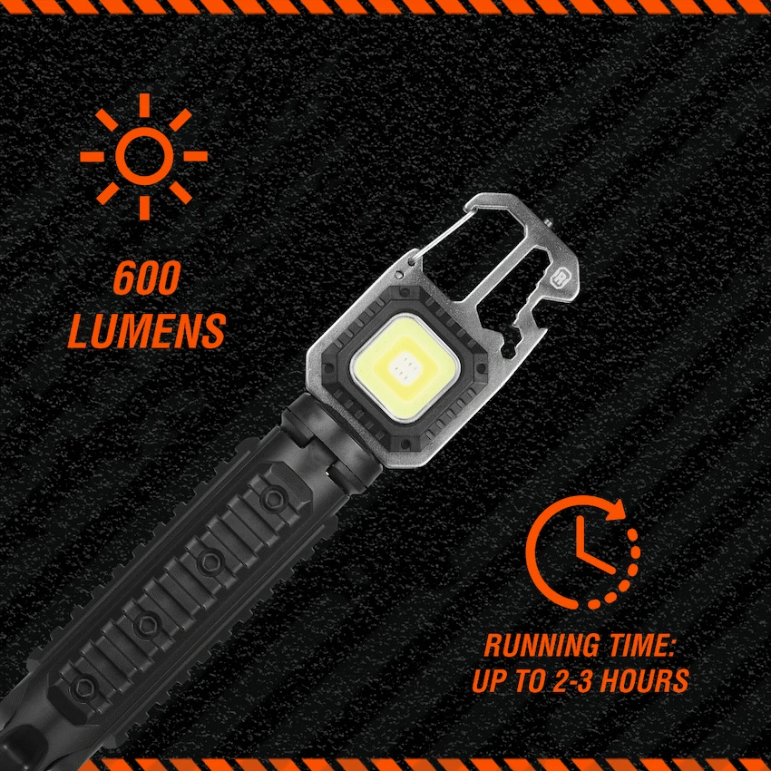 Rugged by Volkano Multi-Function Keychain Light with Tripod - Image 2