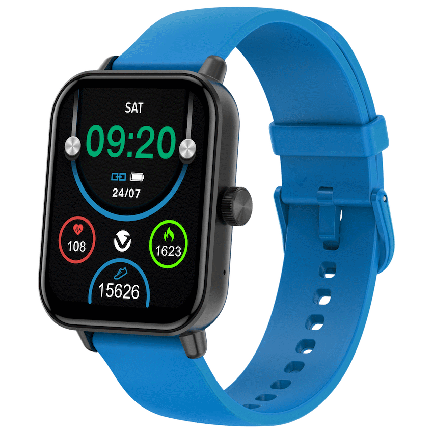 Volkano Chroma Series Smartwatch with Blue Strap - Image 2