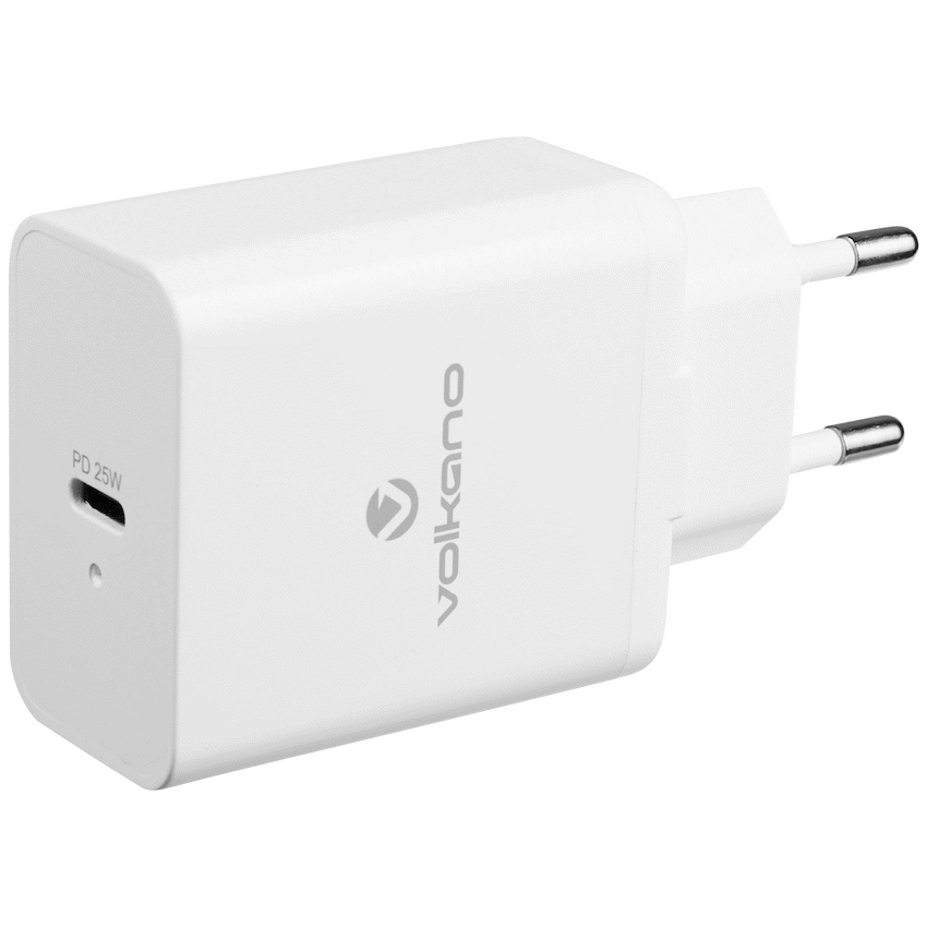 Volkano Potent Series 25w P.D. / PPS Wall Charger - White - Image 2