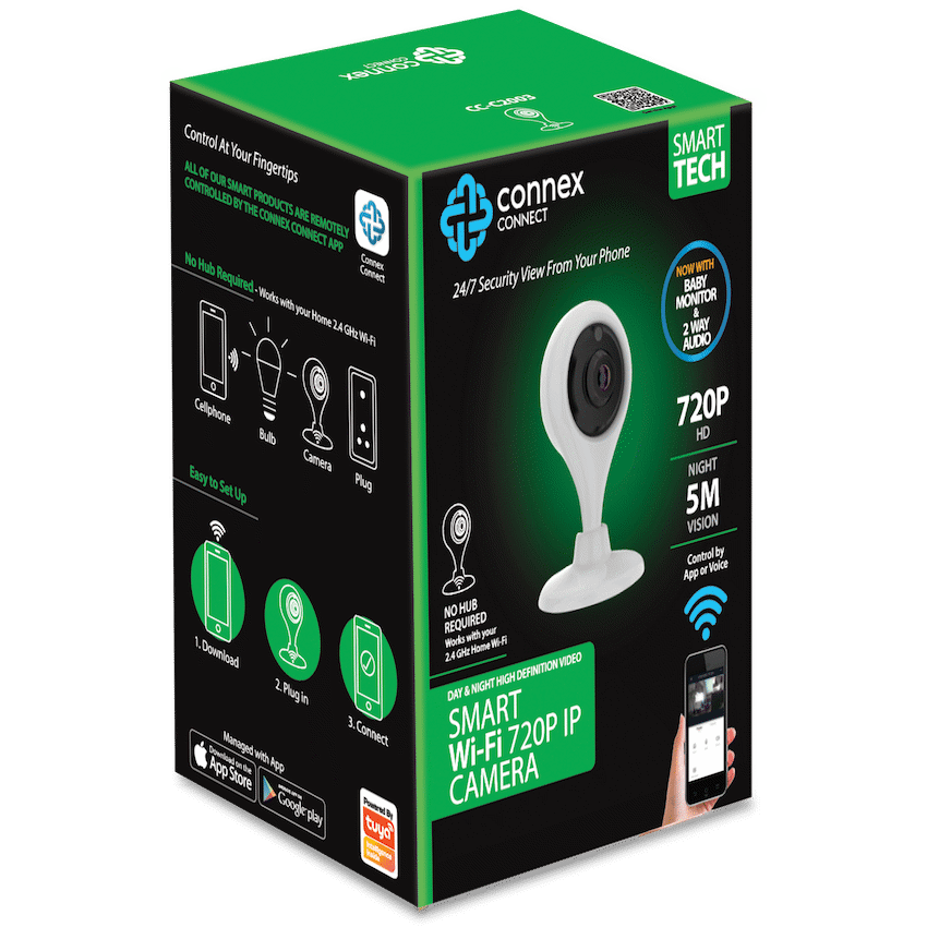 Smart Wi-Fi 720P IP Camera - Indoor - Image 2