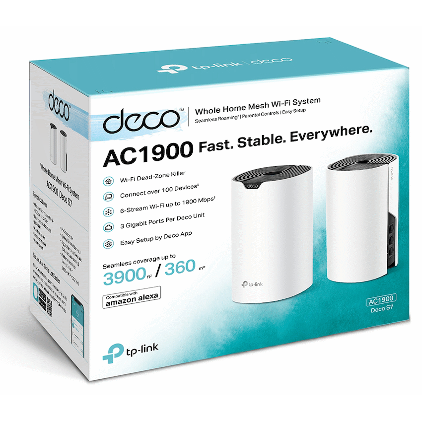 TP-Link Deco S7 (2-Pack) AC1900 Whole Home Mesh Wi-Fi System - Image 2