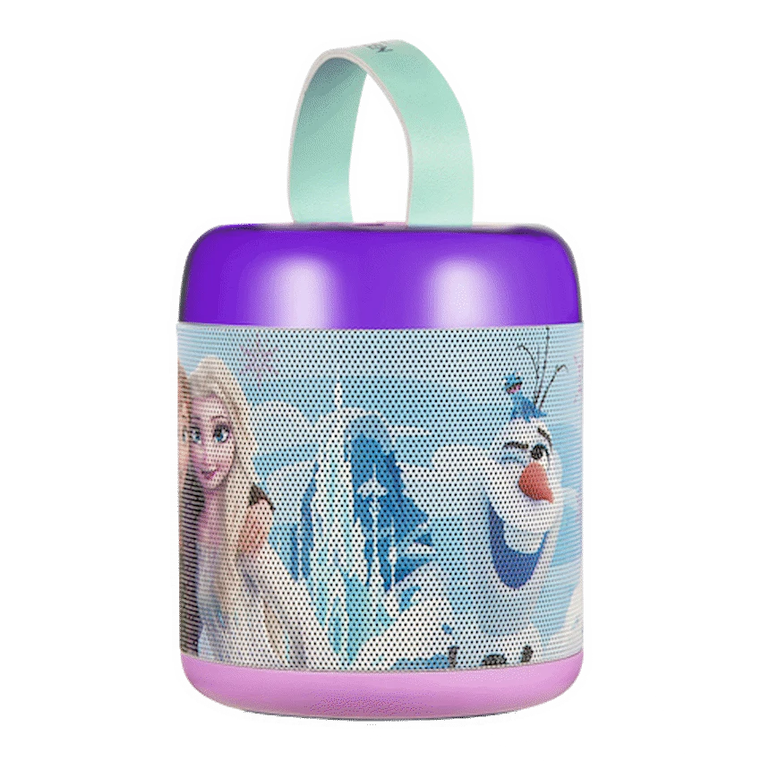 Disney Frozen Cylinder Karaoke Speaker with Bluetooth Microphone - Image 2