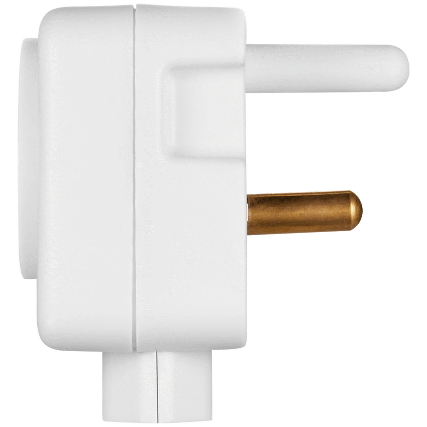 Switched 2-Way Schuko Adaptor - Top and Bottom Loader - Image 3
