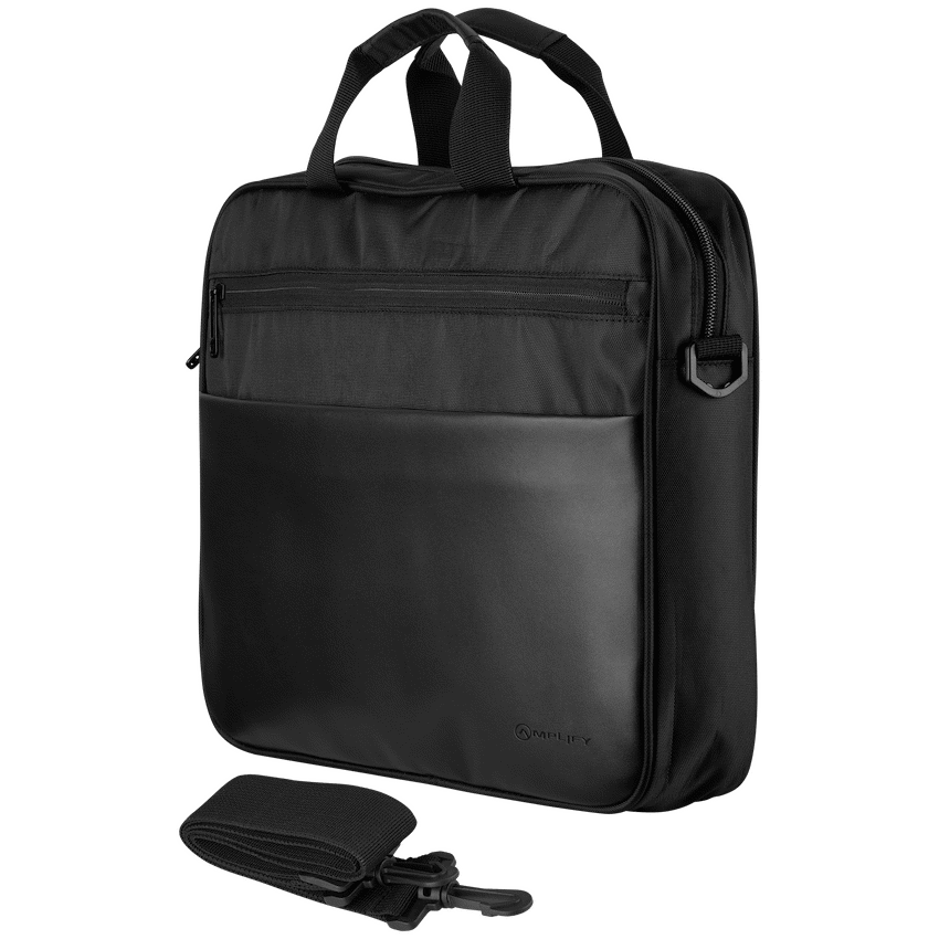 Amplify Panama 15.6" Laptop Shoulder Bag - Black - Image 3