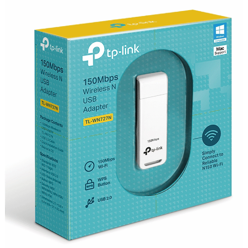 TP-Link TL-WN727N 150Mbps Wireless N USB Adapter - Image 3