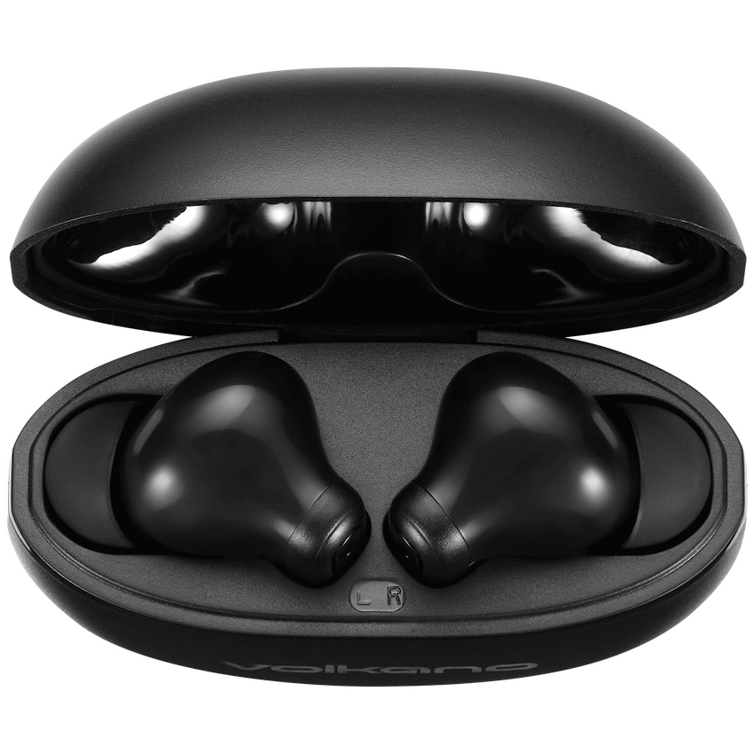 Volkano Pulse Series True Wireless Earphones with Charging Case - Black - Image 3