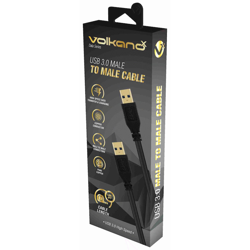 VolkanoX Data Series USB 3.0 A to A Cable 1.8m - Image 3