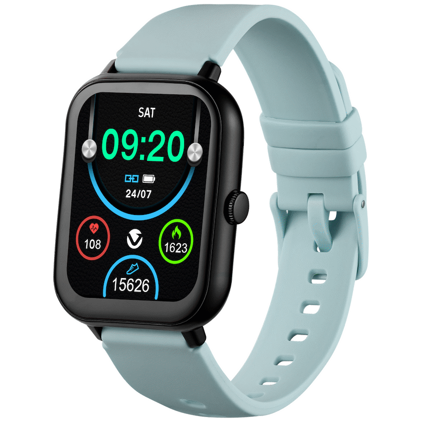 Volkano Chroma Series Smartwatch with Teal Strap - Image 3