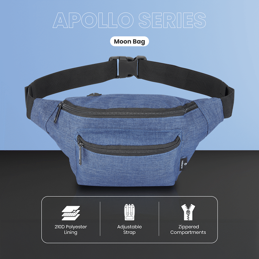 Volkano Apollo Moon Bag Navy - Image 3