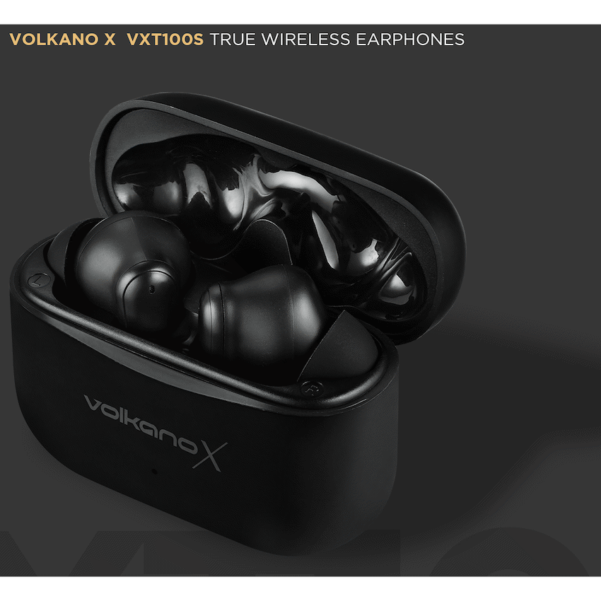 VolkanoX VXT100S TWS Earphones - Black - Image 3