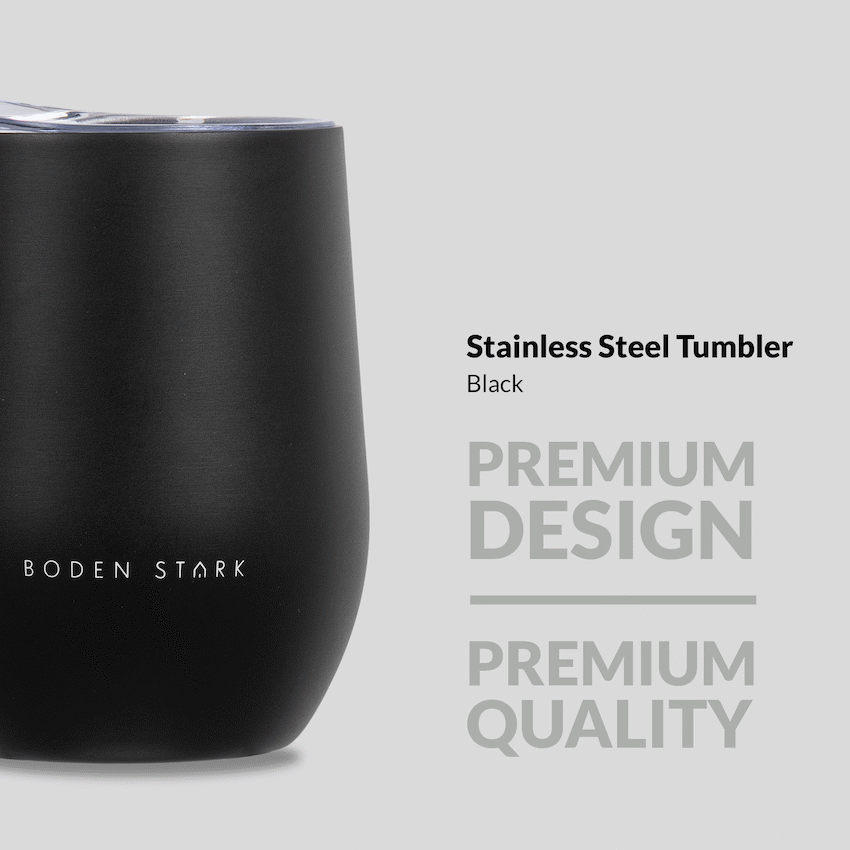 Boden Stark Tumbler 350ml - Black - Image 3