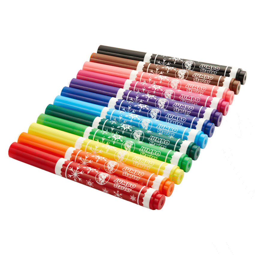 Frozen 12 Jumbo Fibre Markers Multi - Image 3
