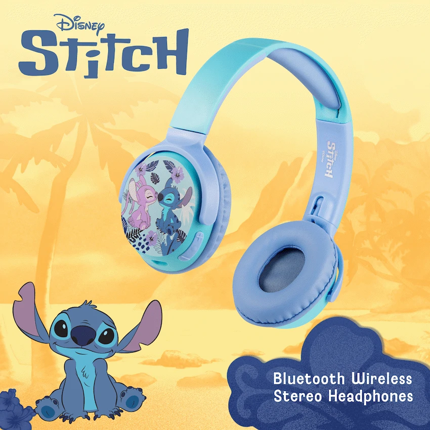 Disney Stitch Bluetooth Wireless Stereo Headphones - Image 3