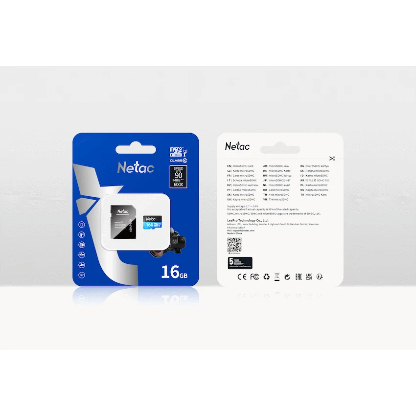 Netac 16gb Micro SD with Adapter - Image 4