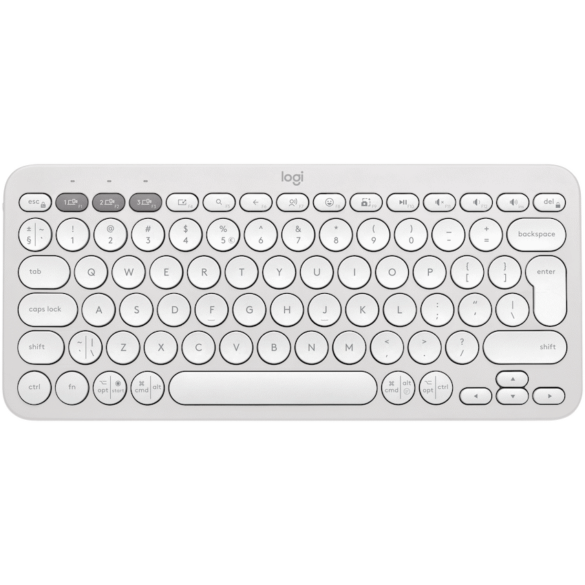 Logitech(R) Pebble Keys 2 K380s - Tonal White - Image 4