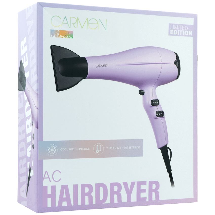 Carmen Colours 2200w AC Hair Dryer - Image 4