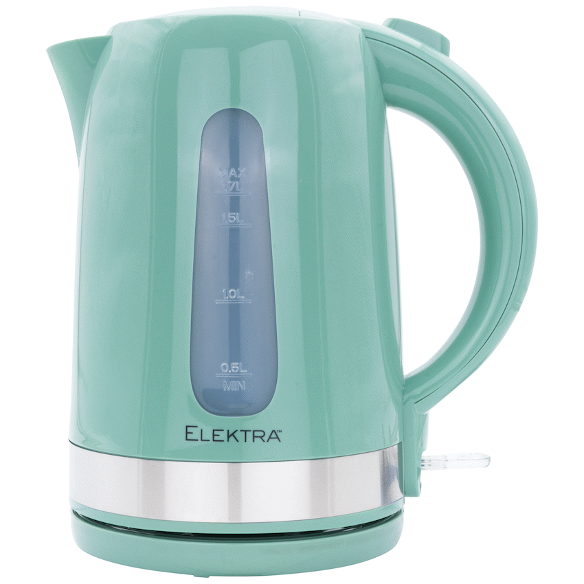 Elektra 2200w 1.7l Plastic Kettle - Green - Image 4