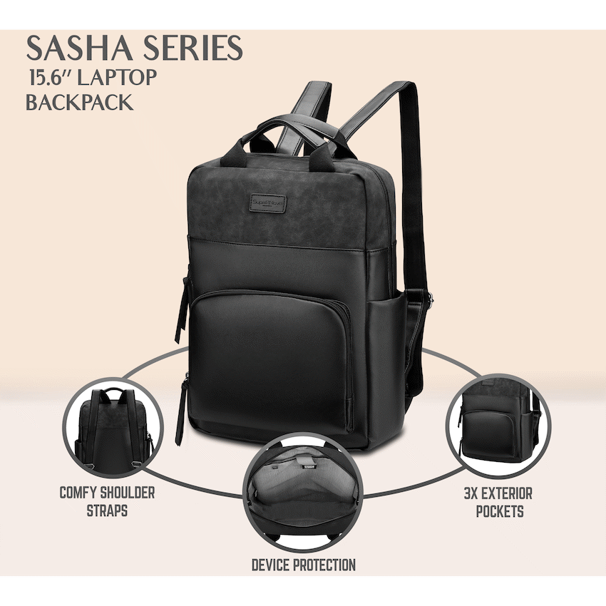 SupaNova Sasha 15.6" Laptop Bag - Black - Image 4