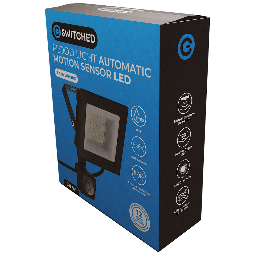 Switched 30w LED Flood Light Automatic Motion Sensor - Image 4