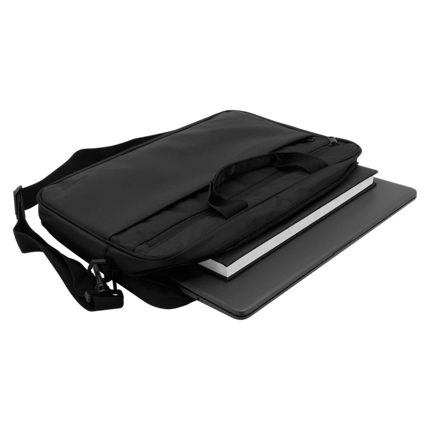 Amplify Panama 15.6" Laptop Shoulder Bag - Black - Image 4